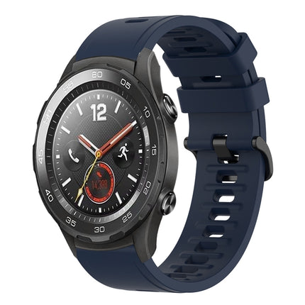 20mm Solid Color Soft Silicone Watch Band, For Huawei Watch GT2 42mm, For Huawei Watch 2
