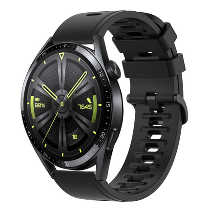 22MM Solid Color Soft Silicone Watch Band, For Huawei Watch GT3 Pro 46mm, For Huawei Watch GT3 46mm
