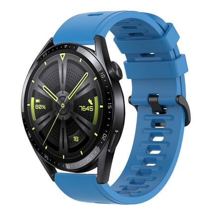 22MM Solid Color Soft Silicone Watch Band, For Huawei Watch GT3 Pro 46mm, For Huawei Watch GT3 46mm