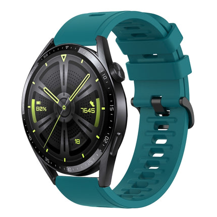 22MM Solid Color Soft Silicone Watch Band, For Huawei Watch GT3 Pro 46mm, For Huawei Watch GT3 46mm