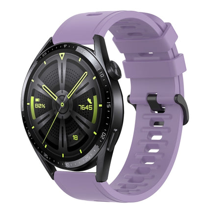 22MM Solid Color Soft Silicone Watch Band, For Huawei Watch GT3 Pro 46mm, For Huawei Watch GT3 46mm