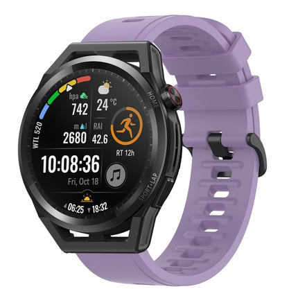 22MM Solid Color Soft Silicone Watch Band, For Huawei Watch GT Runner, For Huawei Watch 3