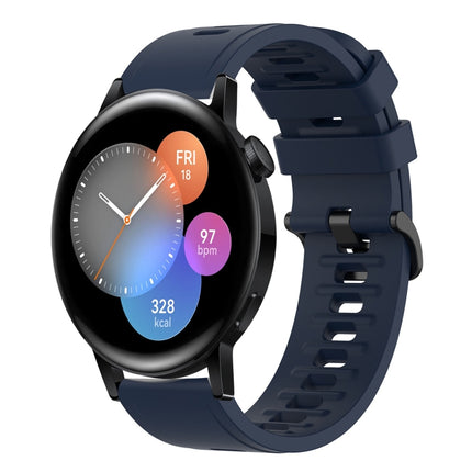 22MM Solid Color Soft Silicone Watch Band, For Huawei Watch GT Runner, For Huawei Watch 3