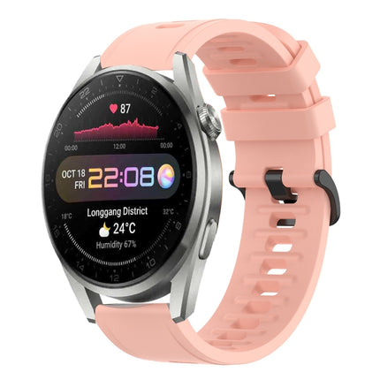 22MM Solid Color Soft Silicone Watch Band, For Huawei Watch 3 Pro, For Huawei GT2 Pro