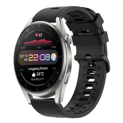 22MM Solid Color Soft Silicone Watch Band, For Huawei Watch 3 Pro, For Huawei GT2 Pro