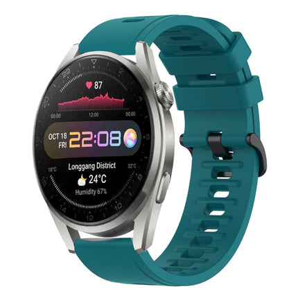 22MM Solid Color Soft Silicone Watch Band, For Huawei Watch 3 Pro, For Huawei GT2 Pro