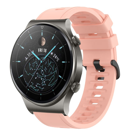 22MM Solid Color Soft Silicone Watch Band, For Huawei Watch 3 Pro, For Huawei GT2 Pro