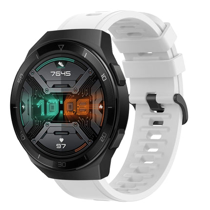22MM Solid Color Soft Silicone Watch Band, For Huawei Watch GT 2E, For Huawei GT2 46mm