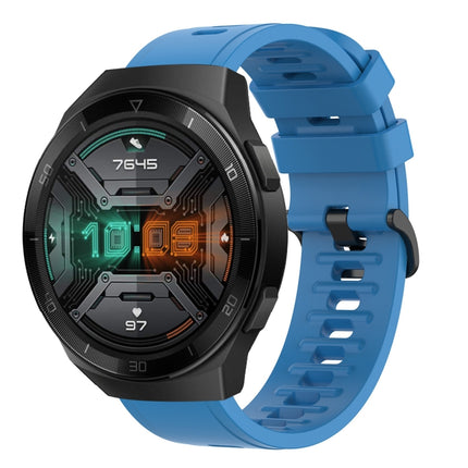 22MM Solid Color Soft Silicone Watch Band, For Huawei Watch GT 2E, For Huawei GT2 46mm