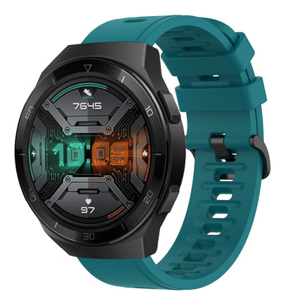 22MM Solid Color Soft Silicone Watch Band, For Huawei Watch GT 2E, For Huawei GT2 46mm