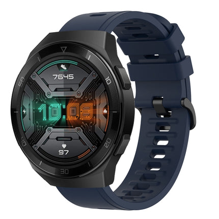 22MM Solid Color Soft Silicone Watch Band, For Huawei Watch GT 2E, For Huawei GT2 46mm