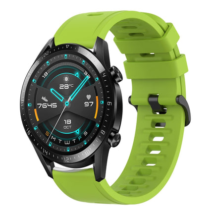 22MM Solid Color Soft Silicone Watch Band, For Huawei Watch GT 2E, For Huawei GT2 46mm