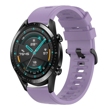 22MM Solid Color Soft Silicone Watch Band, For Huawei Watch GT 2E, For Huawei GT2 46mm