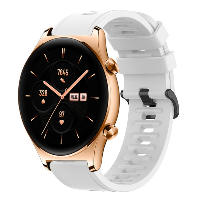 22MM Solid Color Soft Silicone Watch Band, For Honor Watch GS 3, For Honor Watch GS Pro