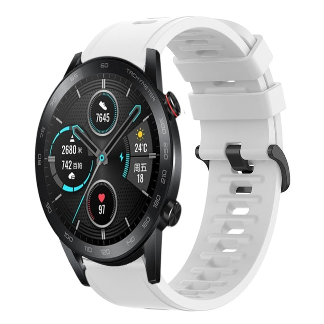 22MM Solid Color Soft Silicone Watch Band, For Honor Magic Watch 2 46mm, For Honor Watch Dream