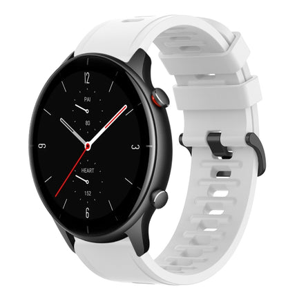 22mm Solid Color Soft Silicone Watch Band, For Amazfit GTR 2e, For Amazfit GTR 2