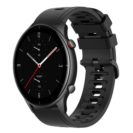 22mm Solid Color Soft Silicone Watch Band, For Amazfit GTR 2e, For Amazfit GTR 2