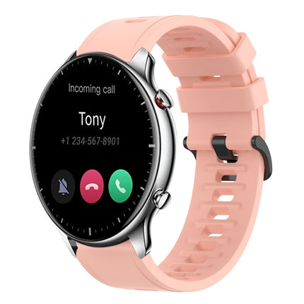 22mm Solid Color Soft Silicone Watch Band, For Amazfit GTR 2e, For Amazfit GTR 2