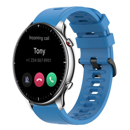22mm Solid Color Soft Silicone Watch Band, For Amazfit GTR 2e, For Amazfit GTR 2