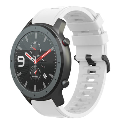 22mm Solid Color Soft Silicone Watch Band, For Amazfit 3, For Amazfit GTR 47mm