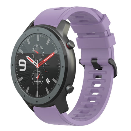 22mm Solid Color Soft Silicone Watch Band, For Amazfit 3, For Amazfit GTR 47mm