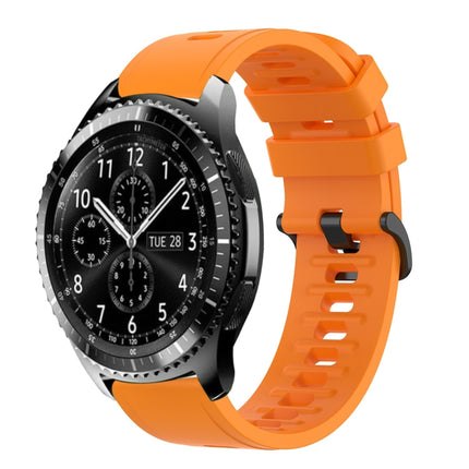 22mm Solid Color Soft Silicone Watch Band, For Samsung Gear S3 Classic, For Samsung Gear S3 Frontier