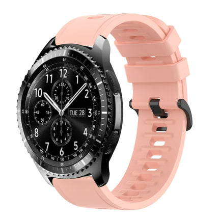 22mm Solid Color Soft Silicone Watch Band, For Samsung Gear S3 Classic, For Samsung Gear S3 Frontier