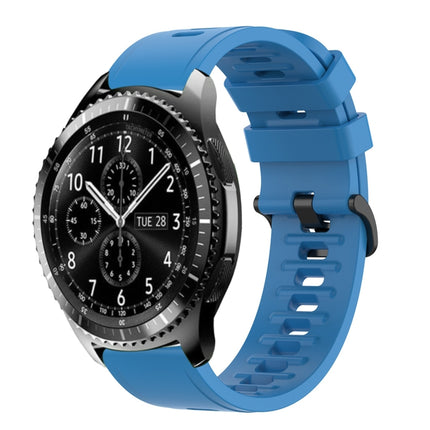 22mm Solid Color Soft Silicone Watch Band, For Samsung Gear S3 Classic, For Samsung Gear S3 Frontier