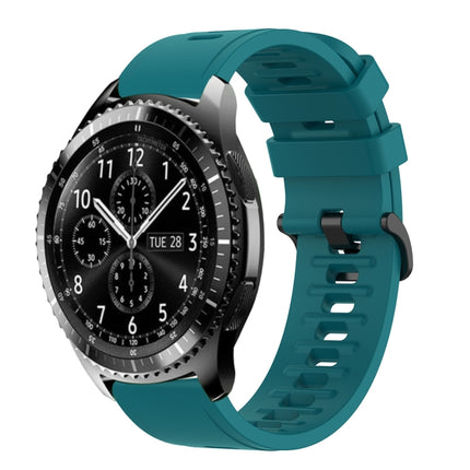 22mm Solid Color Soft Silicone Watch Band, For Samsung Gear S3 Classic, For Samsung Gear S3 Frontier