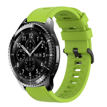 22mm Solid Color Soft Silicone Watch Band, For Samsung Gear S3 Classic, For Samsung Gear S3 Frontier