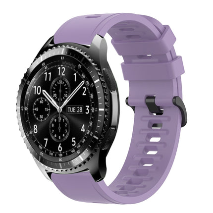 22mm Solid Color Soft Silicone Watch Band, For Samsung Gear S3 Classic, For Samsung Gear S3 Frontier
