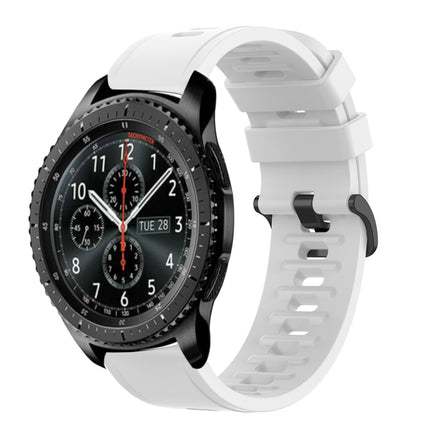 22mm Solid Color Soft Silicone Watch Band, For Samsung Gear S3 Classic, For Samsung Gear S3 Frontier