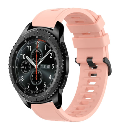 22mm Solid Color Soft Silicone Watch Band, For Samsung Gear S3 Classic, For Samsung Gear S3 Frontier