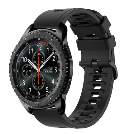 22mm Solid Color Soft Silicone Watch Band, For Samsung Gear S3 Classic, For Samsung Gear S3 Frontier