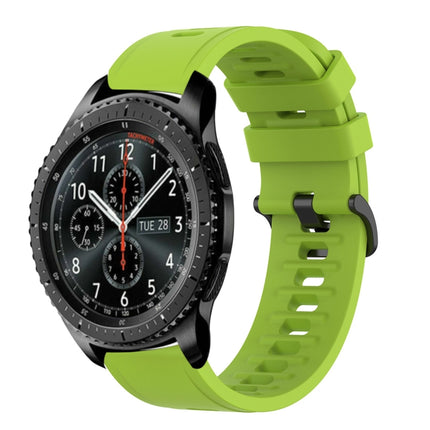 22mm Solid Color Soft Silicone Watch Band, For Samsung Gear S3 Classic, For Samsung Gear S3 Frontier