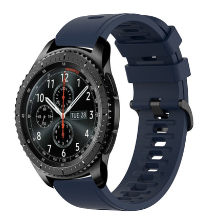 22mm Solid Color Soft Silicone Watch Band, For Samsung Gear S3 Classic, For Samsung Gear S3 Frontier