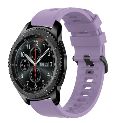 22mm Solid Color Soft Silicone Watch Band, For Samsung Gear S3 Classic, For Samsung Gear S3 Frontier