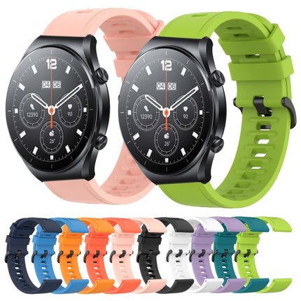 22mm Solid Color Soft Silicone Watch Band, For Xiaomi MI Watch S1 Pro