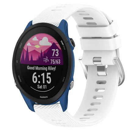 18mm Solid Color Silicone Watch Band, For Garmin Forerunner 255S, For Garmin Venu 2S