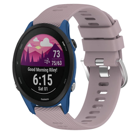 18mm Solid Color Silicone Watch Band, For Garmin Forerunner 255S, For Garmin Venu 2S