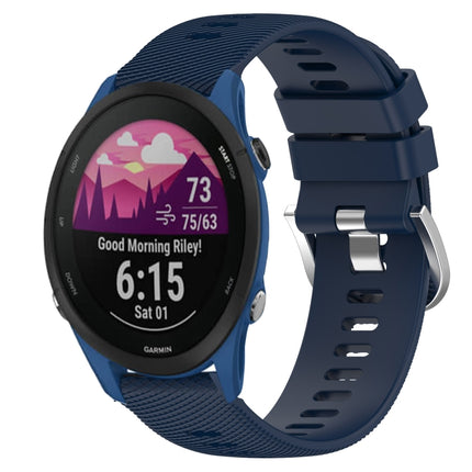 18mm Solid Color Silicone Watch Band, For Garmin Forerunner 255S, For Garmin Venu 2S