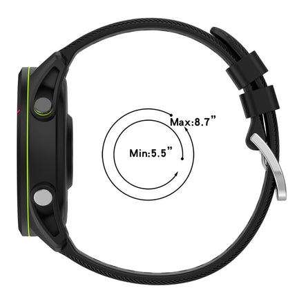 18mm Solid Color Silicone Watch Band, For Garmin Forerunner 255S, For Garmin Venu 2S