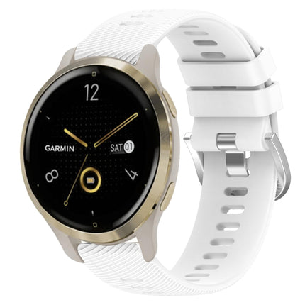 18mm Solid Color Silicone Watch Band, For Garmin Forerunner 255S, For Garmin Venu 2S
