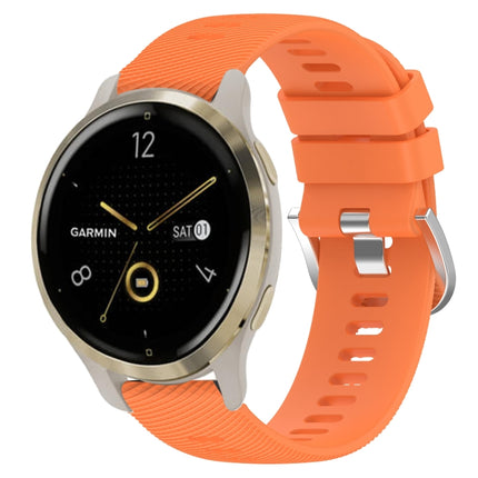 18mm Solid Color Silicone Watch Band, For Garmin Forerunner 255S, For Garmin Venu 2S
