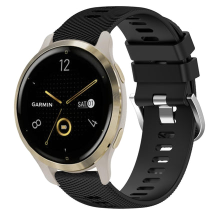 18mm Solid Color Silicone Watch Band, For Garmin Forerunner 255S, For Garmin Venu 2S