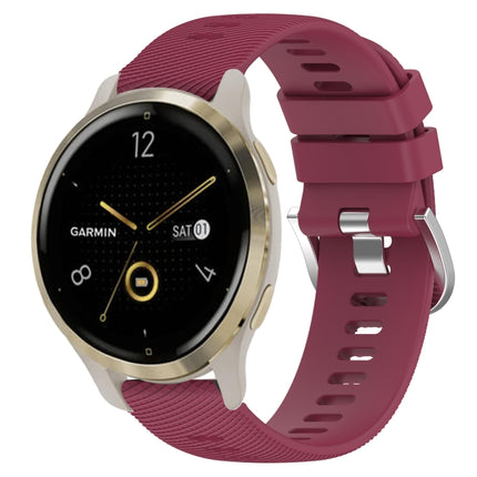 18mm Solid Color Silicone Watch Band, For Garmin Forerunner 255S, For Garmin Venu 2S