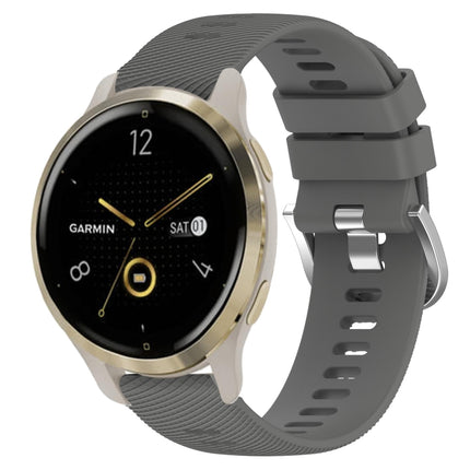 18mm Solid Color Silicone Watch Band, For Garmin Forerunner 255S, For Garmin Venu 2S