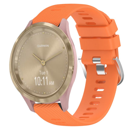 18mm Solid Color Silicone Watch Band, For Garmin Vivomove 3S, For Garmin Vivoactive 4S