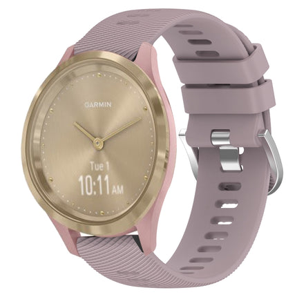 18mm Solid Color Silicone Watch Band, For Garmin Vivomove 3S, For Garmin Vivoactive 4S