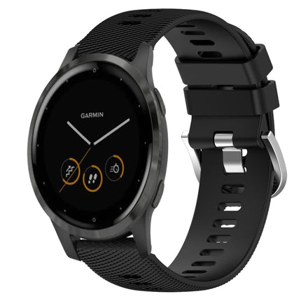 18mm Solid Color Silicone Watch Band, For Garmin Vivomove 3S, For Garmin Vivoactive 4S